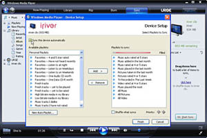 Интерфейс Windows Media Player 11