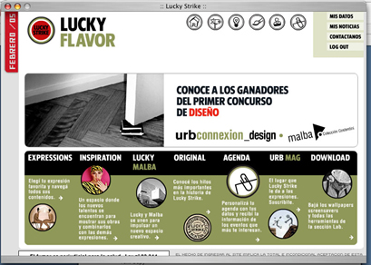 Lucky Strike www.luckyflavor.com.ar